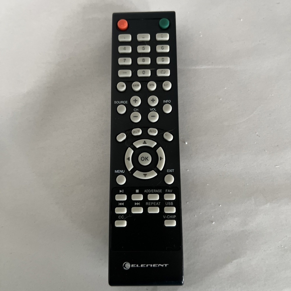 ELEMENT TV Remote Control ELEFW195 Television (USED) OEM